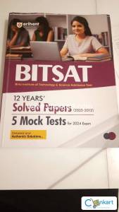 Arihant BITSAT 12 years sloved papers 5 mock tests