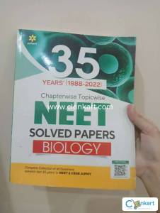 Arihant Biology 35 Years chapter wise topic wise solved papers.