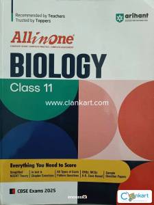Arihant Biology for class 11