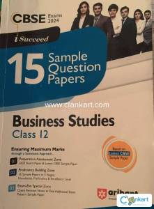 Arihant Business Studies Sample Paper Book for class 12