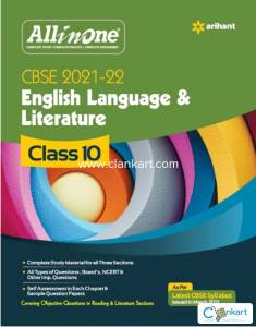 Arihant CBSE All In One English Language and Literature Class 10 2022