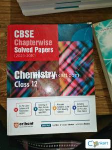 Arihant CBSE Chapterwise Solved Papers 2023-2010 Chemistry Class 12th