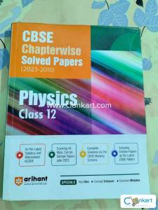 Arihant CBSE Chapterwise Solved Papers 2023-2010 Physics Class 12th