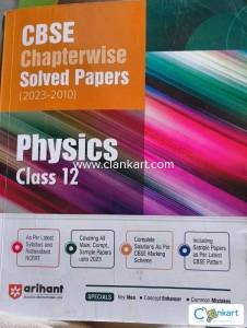 Arihant CBSE Chapterwise Solved Papers 2023-2010 Physics Class 12th