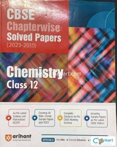 Arihant CBSE Chemistry Chapter wise Solved Papers For Class 12