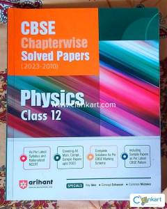 Arihant Chapterwise Solved Papers (2023-2010) Physics Class 12