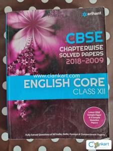 Arihant Chapterwise  Solved Papers English Core Class 12 CBSE