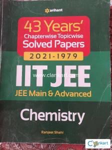 Arihant Chemistry IIT JEE (Main & Advanced) PYQ 43 years