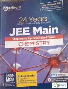 Arihant Chemistry PYQ for JEE Main AIEEE (24 Years)