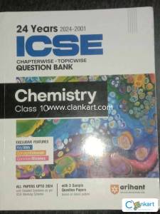 Arihant Chemistry for class 10 icse question bank