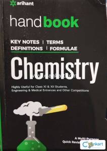 Arihant Chemistry handbook for class XI AND XII