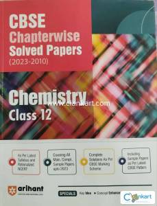 Arihant Class-12 CBSE Chapterwise Solved Papers (2023-2010) Chemistry