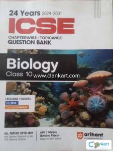 Arihant Class 10 Biology Questions Bank Topicwise of last 15 years