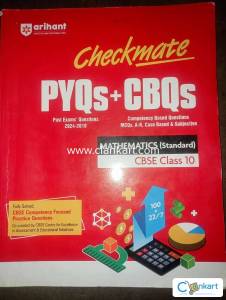 Arihant Class 10 mathematics standard PYQ and plus CBQ books for 10 bo