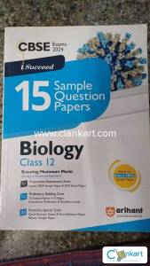Arihant Class 12 CBSE 15 Sample Qs Ppr Biology