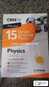 Arihant Class 12 CBSE 15 Sample Qs Ppr Physics