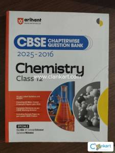 Arihant Class 12 Chemistry Chapterwise Solved Papers (2016-2025)