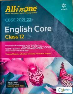 Arihant ENGLISH CORE All in ONE GUIDE for CLASS 12