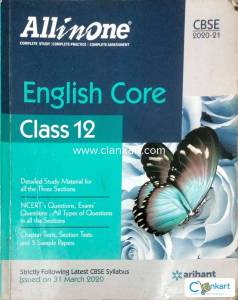 Arihant English core for class 12