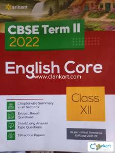 Arihant English core for class XII