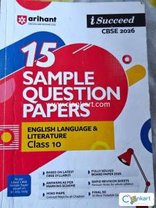 Arihant English sample paper for class 10
