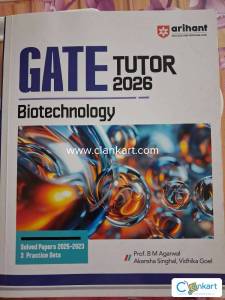 Arihant GATE Tutor 2026 Biotechnology