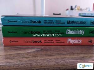 Arihant Handbook of physics, chemistry and mathematics - class 11/12