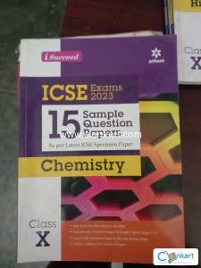 Arihant ICSE 15 sample question papers Chemistry 2023 for 10