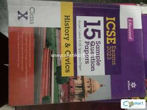 Arihant ICSE 15 sample question papers History and civics 2023 for 10