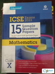 Arihant ICSE 15 sample question papers Mathematics 2023 for 10