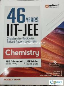Arihant IIT-JEE Past 46 years PYQ Chemistry