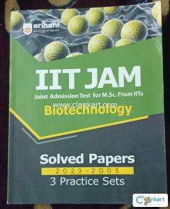 Arihant IIT JAM Biotechnology solved papers book