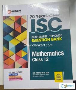 Arihant ISC Maths Class 12 PYQs 20+ Years 2005-2024