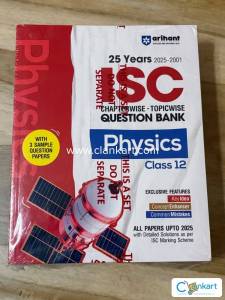 Arihant ISC Question Bank Chapterwise & Topicwise Class 12 PCM