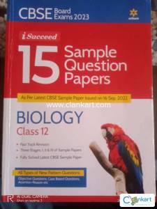 Arihant I-Succeed 15 Sample Question Papers - BIOLOGY Class 12