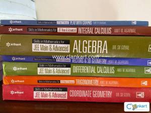 Arihant JEE-MAINS & Advance-ALGEBRA,Coordinate Geometry 7 Book Set