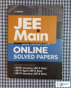 Arihant, JEE MAIN,  Solved Papers of 2019 & 2020, all sets