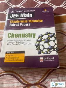 Arihant. JEE Mains Chemistry - Chapter wise Topic Wise Solved Papers