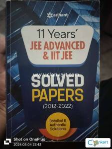 Arihant Jee Advanced PYQ
