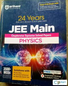 Arihant Jee main 24 years Physics pyq book