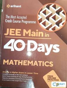 Arihant Jee main in 40 days. In top notch condition