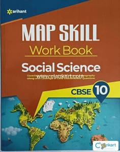 Arihant Map Skill Workbook Social Science CBSE 10