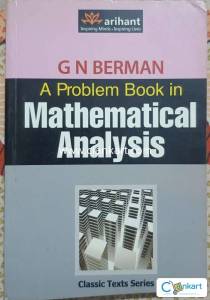 Arihant Mathematical Analysis Problem Book