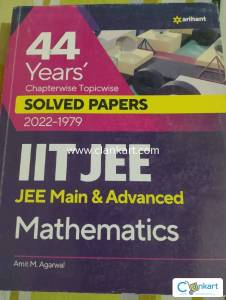 Arihant Mathematics 44 years pyqs IIT JEE