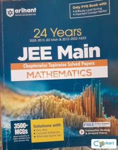 Arihant Mathematics PYQ for JEE Main AIEEE (24 Years)