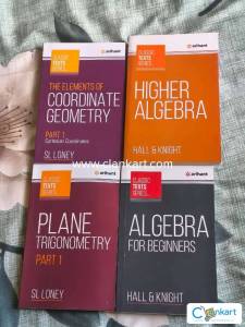 Arihant Maths books For Algebra,Trigonometry & Coordinate Geometry