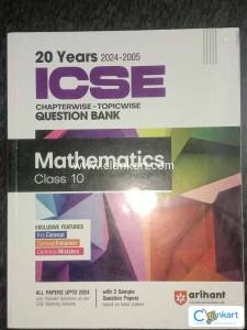Arihant Maths for class 10 icse question bank
