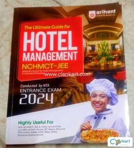 Arihant NCHMCT-JEE Hotel Management GUIDE 2024 with QUESTION BANK.