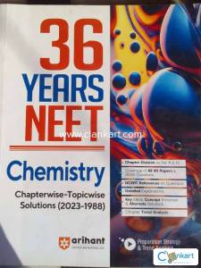 Arihant NEET chemistry 36 years solutions (2023-1988)