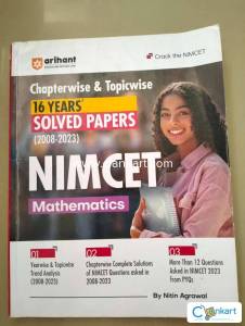 Arihant NIMCET 16 Years Chapterwise topic wise